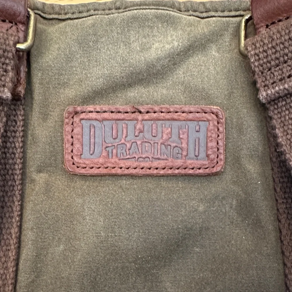 Duluth Trading Co Brown Wax Canvas Backpack